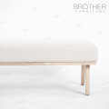 Modernes einfaches Design Doppelkissen Sitz lange Bank Mode Hocker Stuhl